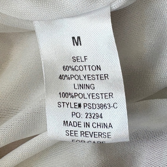 Polagram Multicolor Stripe Smocked Tie Strap Maxi Dress Size M - Picture 11 of 13